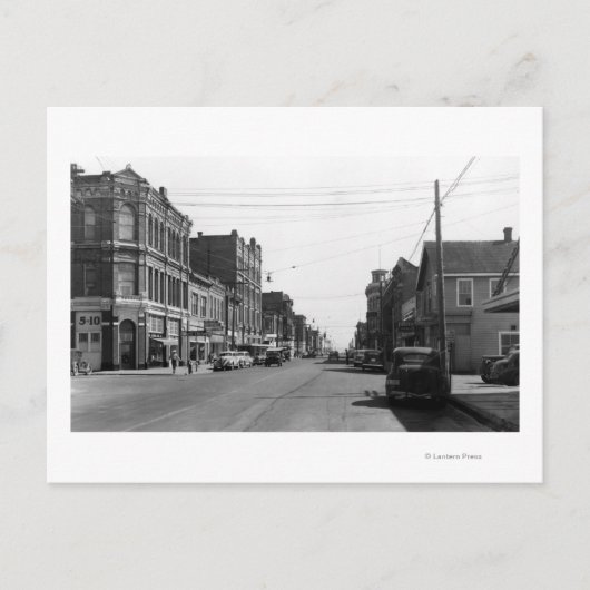 Carte Postale Scène de rue dans le port Townsend, photographie (Devant)