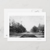 Carte Postale Scène de rue de la résidence (Devant / Derrière)