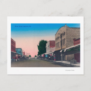 Carte Postale Scène de rue Lemoore, CA