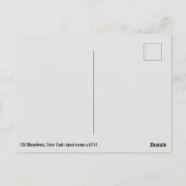 Carte Postale Scène de rue Old Broadway 1904, New York (Dos)