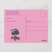 Carte Postale Scène de rue Polka-Dot & Kittens (Dos)