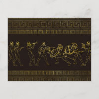 Scène de Sparte Grèce antique sur motif grec