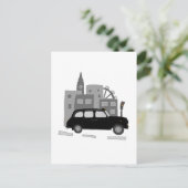 Carte Postale Scène de taxi (Debout devant)
