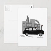 Carte Postale Scène de taxi (Devant / Derrière)