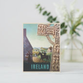 Carte Postale Scène de voyage vintage en Irlande (Debout devant)