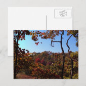 Carte Postale "Scène des feuilles d'automne" (Devant / Derrière)