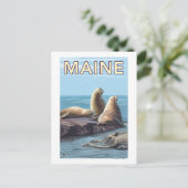 Carte Postale Scène des lions de MaineSea (Debout devant)