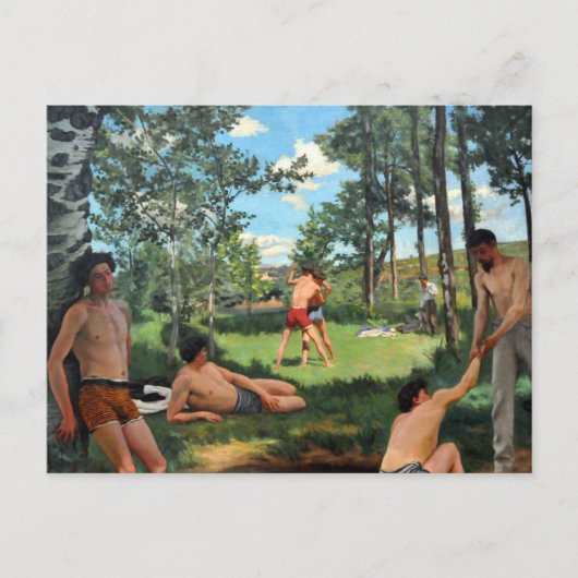 Carte Postale Scène d'été, 1869 (Devant)