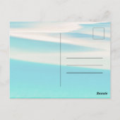 Carte Postale Scène d'océan d'été Plage  Bleu Merci   (Dos)