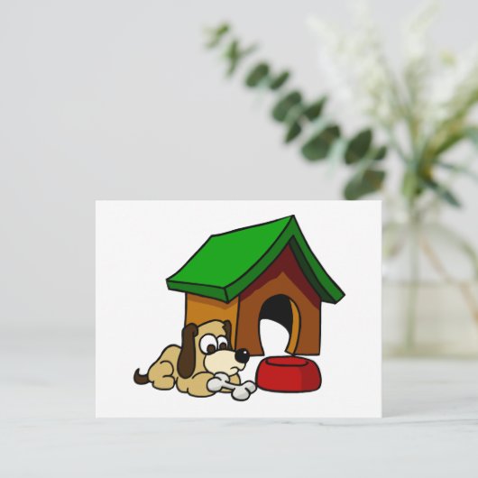 Carte Postale Scène Doghouse (Debout devant)