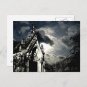 Carte Postale Scène dramatique de cimetière (Devant / Derrière)