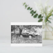 Carte Postale Scène du cimetière d'Halloween (Debout devant)