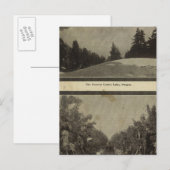 Carte Postale Scène du Crater Lake Oregon Orchard (Devant / Derrière)