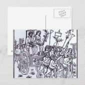 Carte Postale Scène du Decameron (Devant / Derrière)