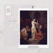 Carte Postale Scène Du Harem Par Theodore Chasseriau (Devant / Derrière)