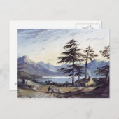 Carte Postale Scène du lac (Devant / Derrière)