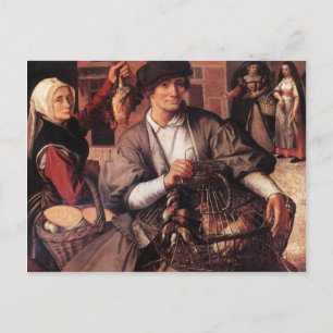 Carte postale Scène du marché