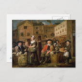 Carte Postale Scène du marché (Devant / Derrière)