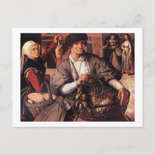 Carte postale Scène du marché (Devant)