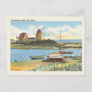 Carte Postale Scène du Massachusetts de Cape Cod vintage