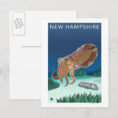 Carte Postale Scène du New HampshireCuttlefish (Devant / Derrière)