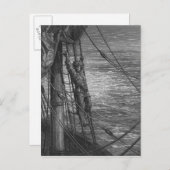 Carte Postale Scène du "Rime de l'ancien marin" (Devant / Derrière)