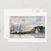 Carte Postale Scène d'usine de bois d'oeuvre d'Hoquiam (Devant / Derrière)