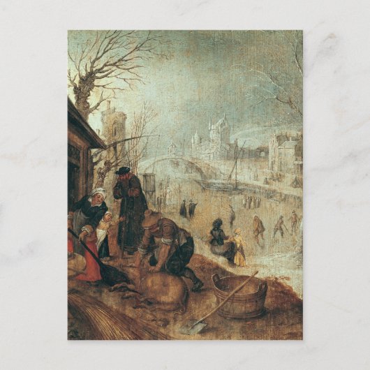Carte Postale Scène hivernale (Devant)