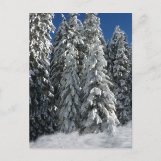 Carte Postale Scène hivernale (Devant)