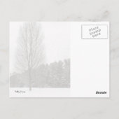 Carte Postale Scène hivernale (Dos)