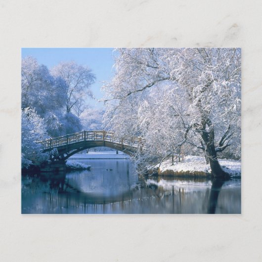 Carte Postale Scène hivernale (Devant)