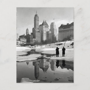 Carte Postale Scène hivernale à Central Park, 1933