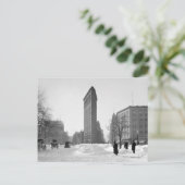 Carte Postale Scène hivernale du Flatiron Building, 1905 (Debout devant)