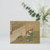 Carte Postale Scène intérieure, vers 1730 (Debout devant)