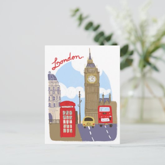 Carte Postale Scène Londres (Debout devant)