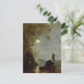 Carte Postale Scène Lune avec Gondola (Debout devant)