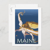 Carte Postale Scène MaineOctopus (Devant / Derrière)