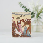 Carte Postale Scène médiévale par Georges Barbier (Debout devant)