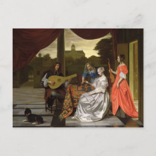 Carte Postale Scène musicale à Amsterdam