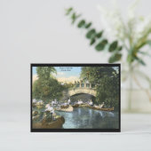 Carte Postale Scène nautique, Belle Isle, Detroit Vintage (Debout devant)