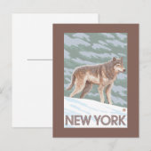Carte Postale Scène New YorkWolf (Devant / Derrière)