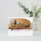 Carte Postale Scène nocturne d'automne (Debout devant)