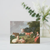 Carte Postale Scène pastorale (Debout devant)