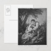 Carte Postale Scène pastorale (Devant / Derrière)