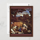 Carte Postale Scène Pastorale De Ponte Jacopo Da (Meilleure Qual (Devant / Derrière)