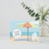 Carte Postale Scène Plage (Debout devant)