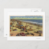 Carte Postale Scène quotidienne sur la plage (Devant / Derrière)