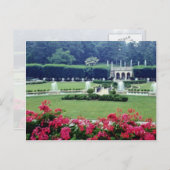 Carte Postale Scène rouge du balcon véranda, Longwood Gard (Devant / Derrière)