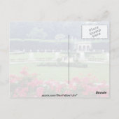 Carte Postale Scène rouge du balcon véranda, Longwood Gard (Dos)