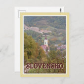 Carte Postale Scène slovaque (Devant / Derrière)